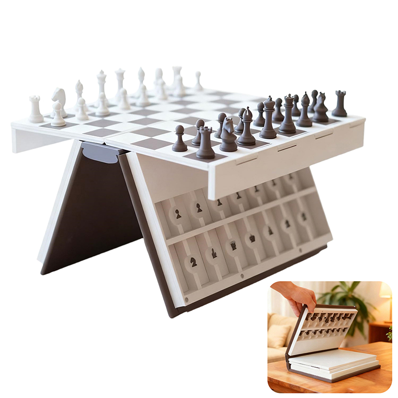 Board Game Master - Chess Set 3D Printed Book Folding