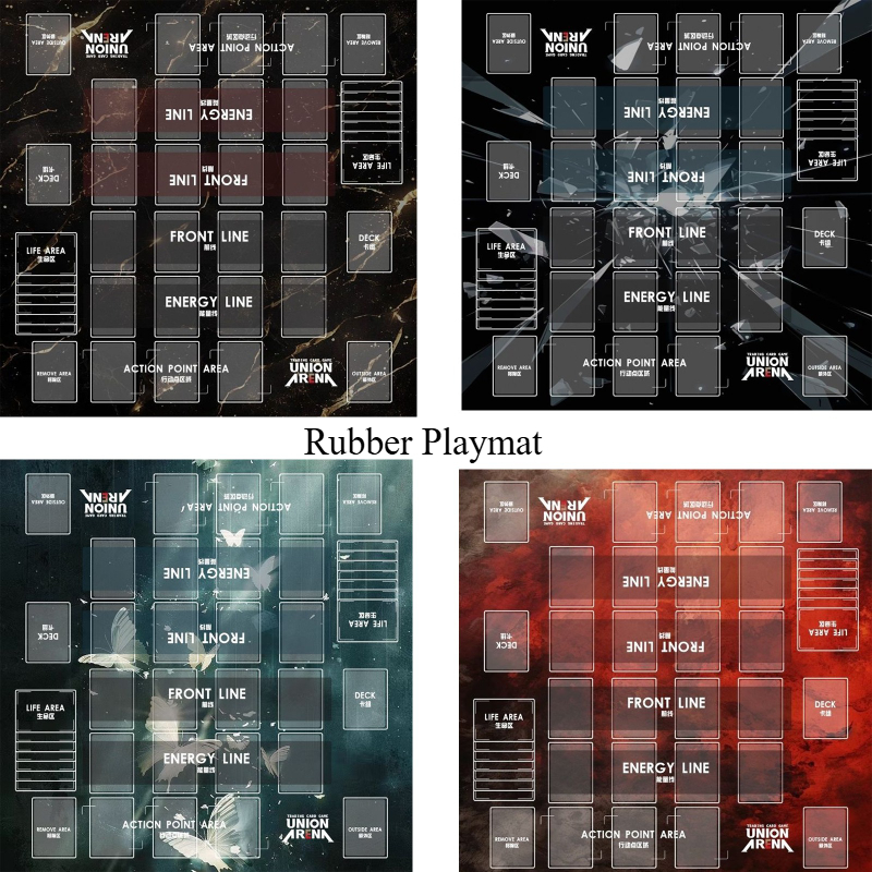 Cooperative Card Game - Union Arena Game Mat 2-Player Tournament