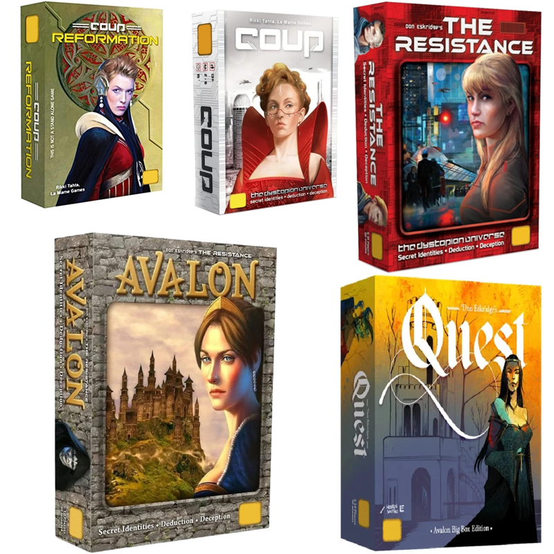 Board Game Coup - New Board game The Resistance Avalon