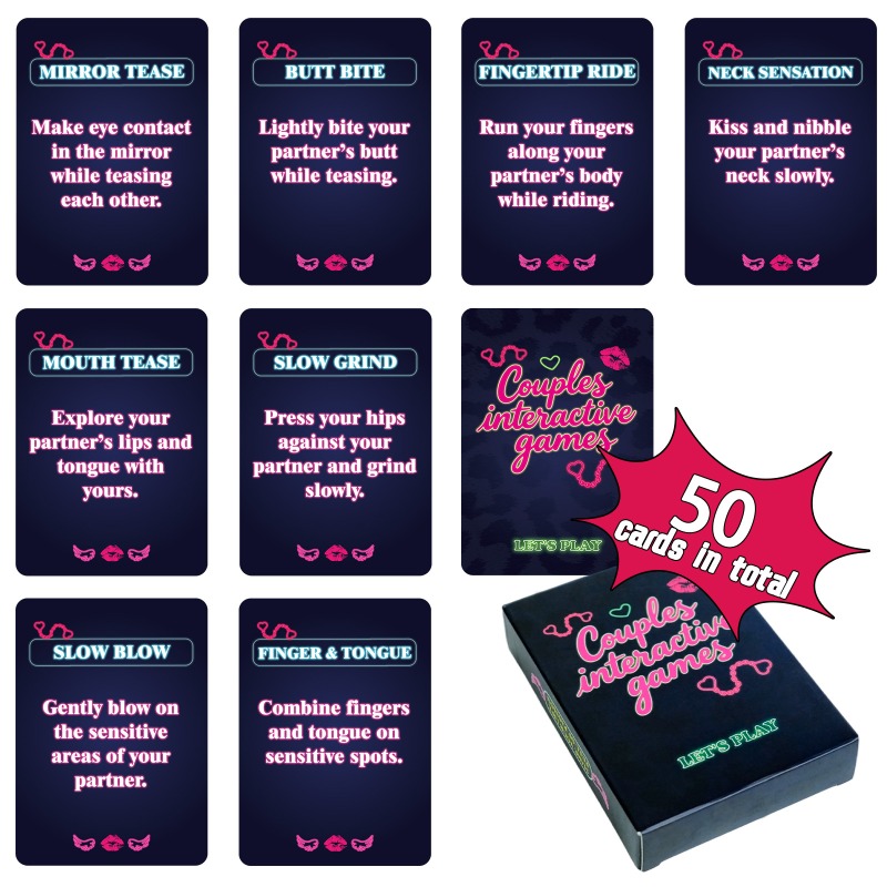 Board Game Unmatched - New 50Pcs Couple Sex Board Game