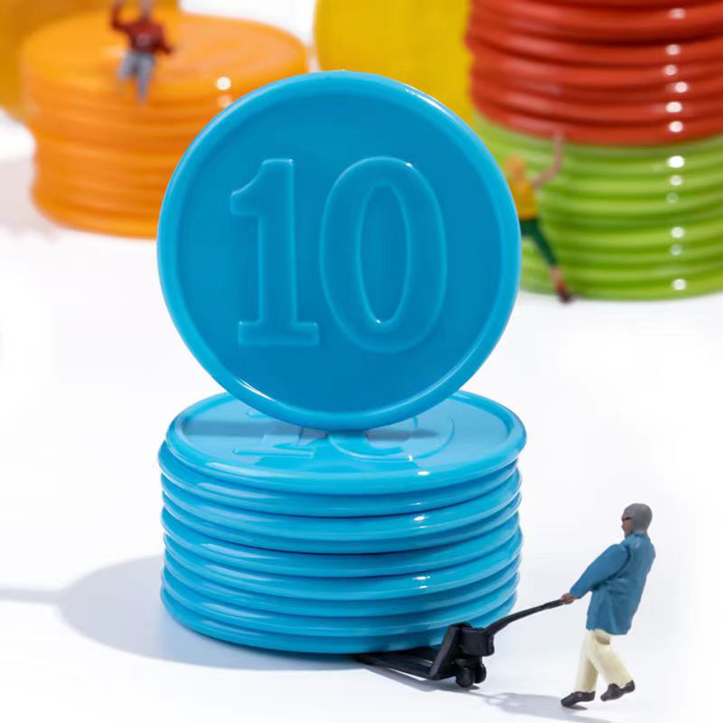 40PCS Poker Chips With Numbers - مراجعة Board Game With Chips وسعره