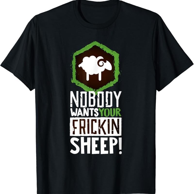 Nobody Wants Your Sheep T Shir - مراجعة Board Game Geek وسعره