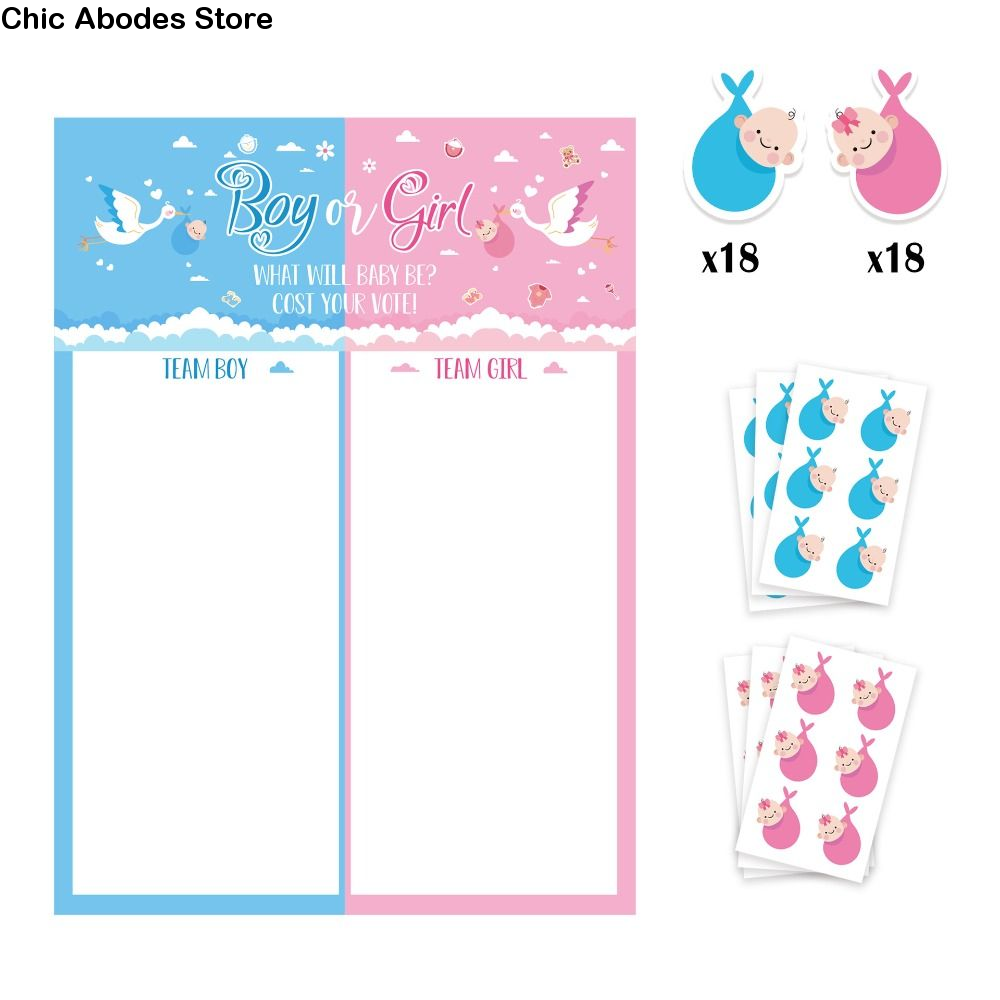 With Stickers Gender Revealed  - مراجعة Board Game Quote وسعره