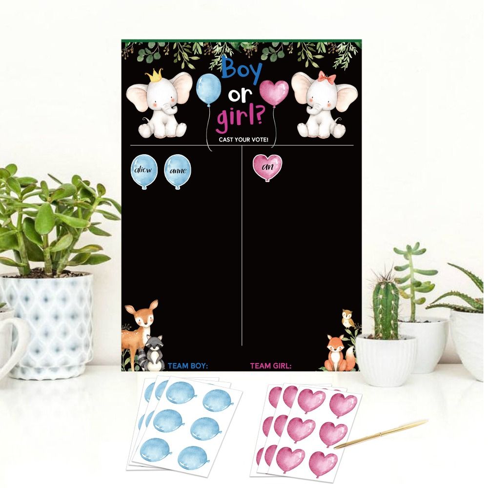 With Stickers Gender Revealed  - مراجعة Board Game Quote وسعره
