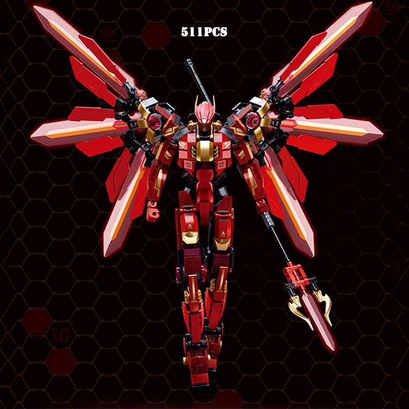 511pcs Red Mecha Assembly Buil - مراجعة Board Game Unmatched وسعره