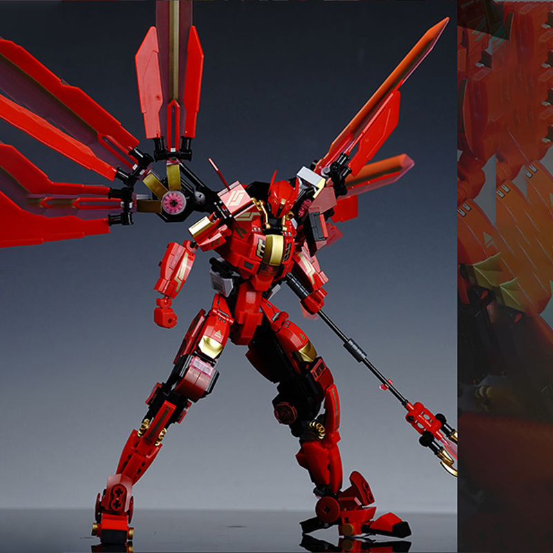 511pcs Red Mecha Assembly Buil - مراجعة Board Game Unmatched وسعره