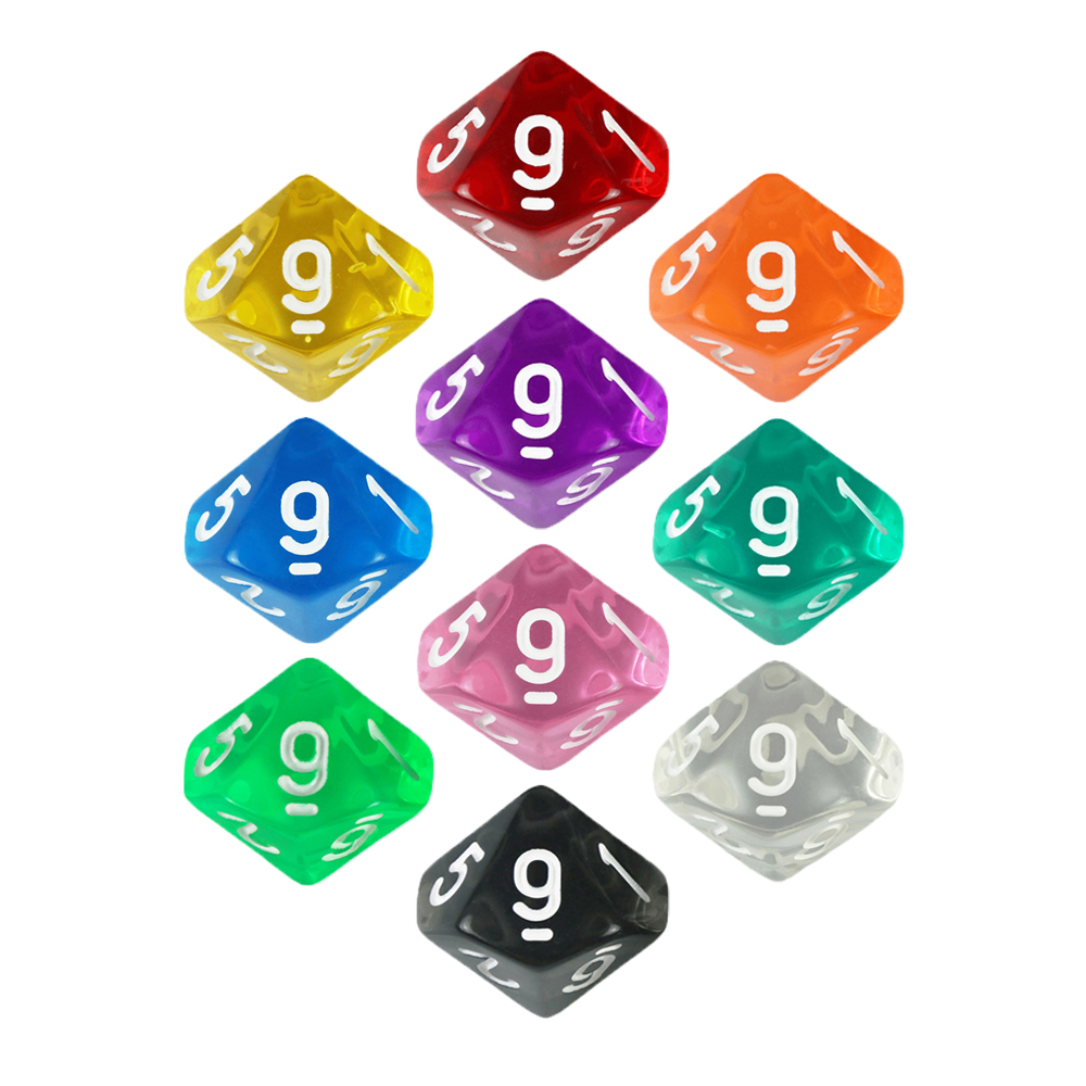 Board Game D10 Dice 10pcs Digi - مراجعة Board Game Digital وسعره