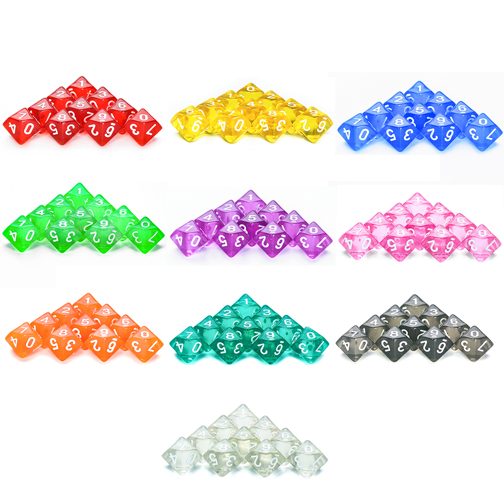Board Game D10 Dice 10pcs Digi - مراجعة Board Game Digital وسعره