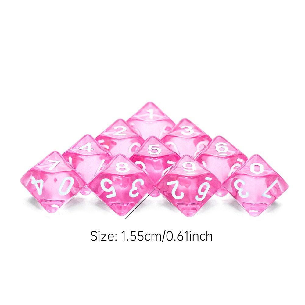 Board Game D10 Dice 10pcs Digi - مراجعة Board Game Digital وسعره