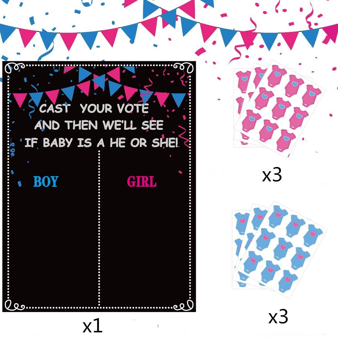 Gender Reveal Boy Or Girl Voti - مراجعة Board Game Quote وسعره