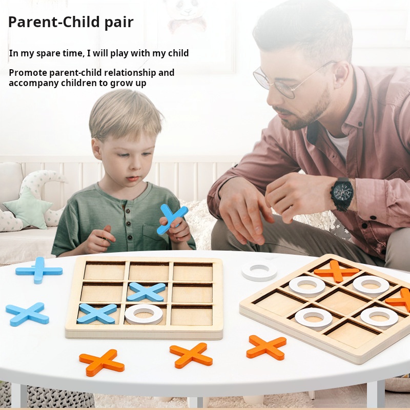 XO Tic-tac-toe children's Link - مراجعة Board Game For 3 Players وسعره