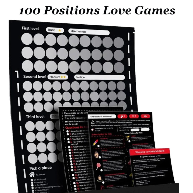 100 Sex Position Scratch Poste - مراجعة Board Game Unmatched وسعره