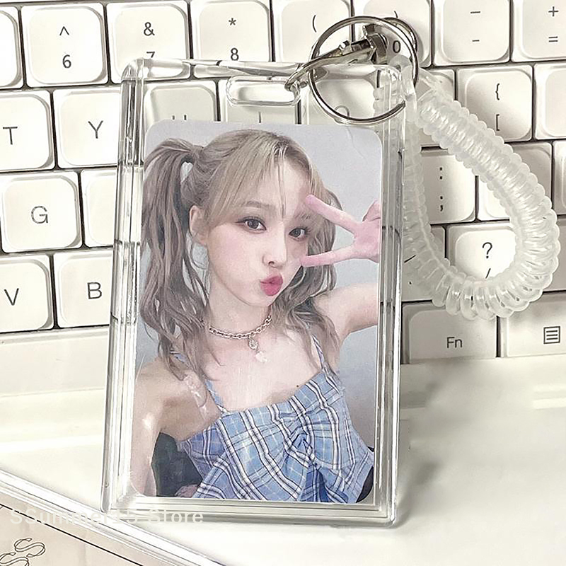 【R】Acrylic Photocard Holder Kp - مراجعة Card Sleeves Protector وسعره
