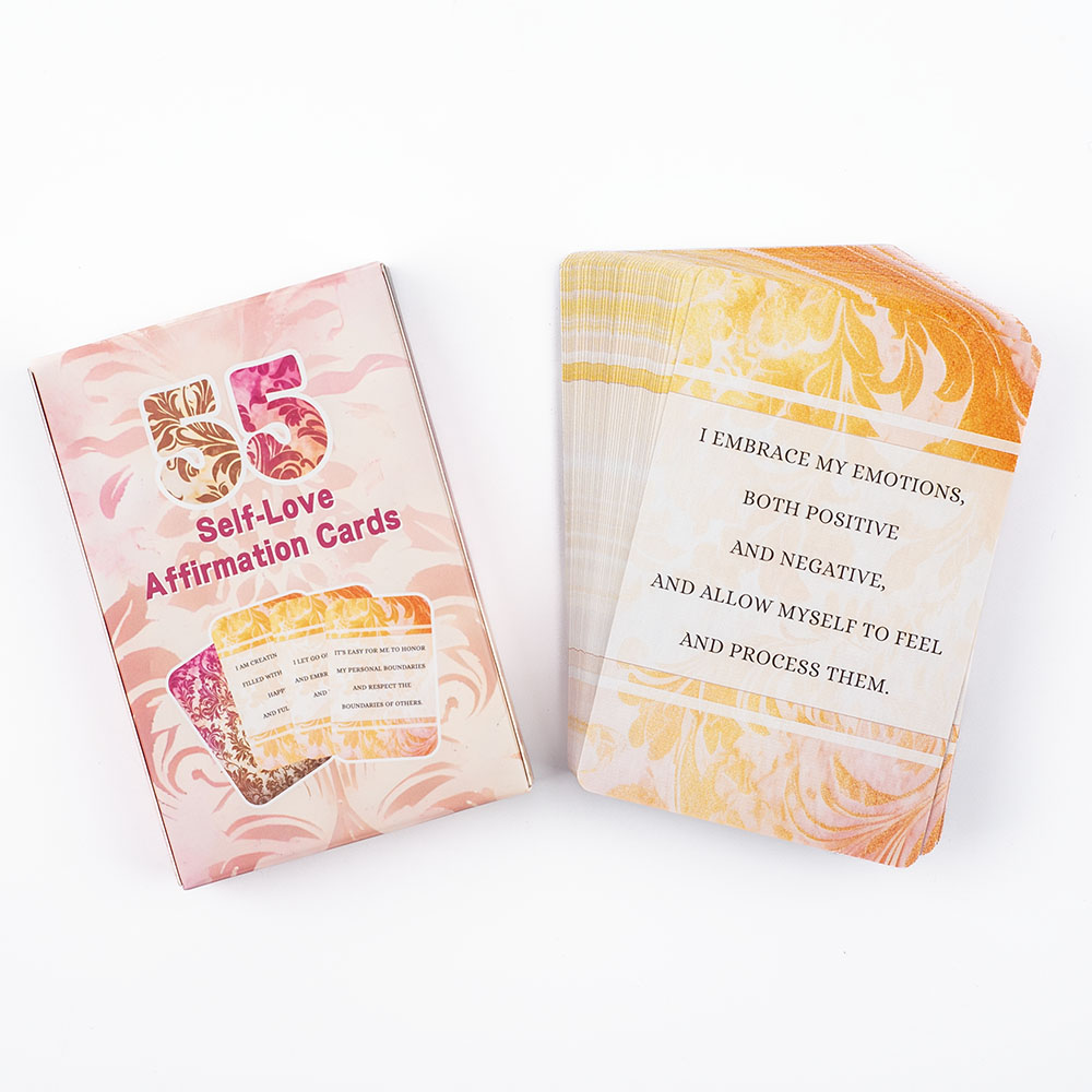 55 Self-Love Affirmation Cards - مراجعة Board Game Quote وسعره