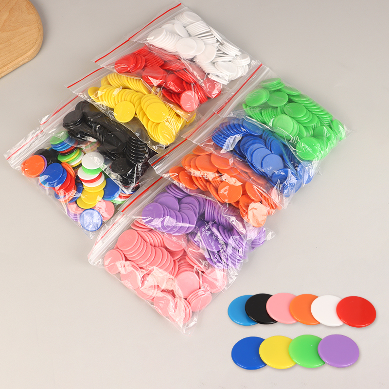 100Pcs 25mm Montessori Learnin - مراجعة Board Game With Chips وسعره