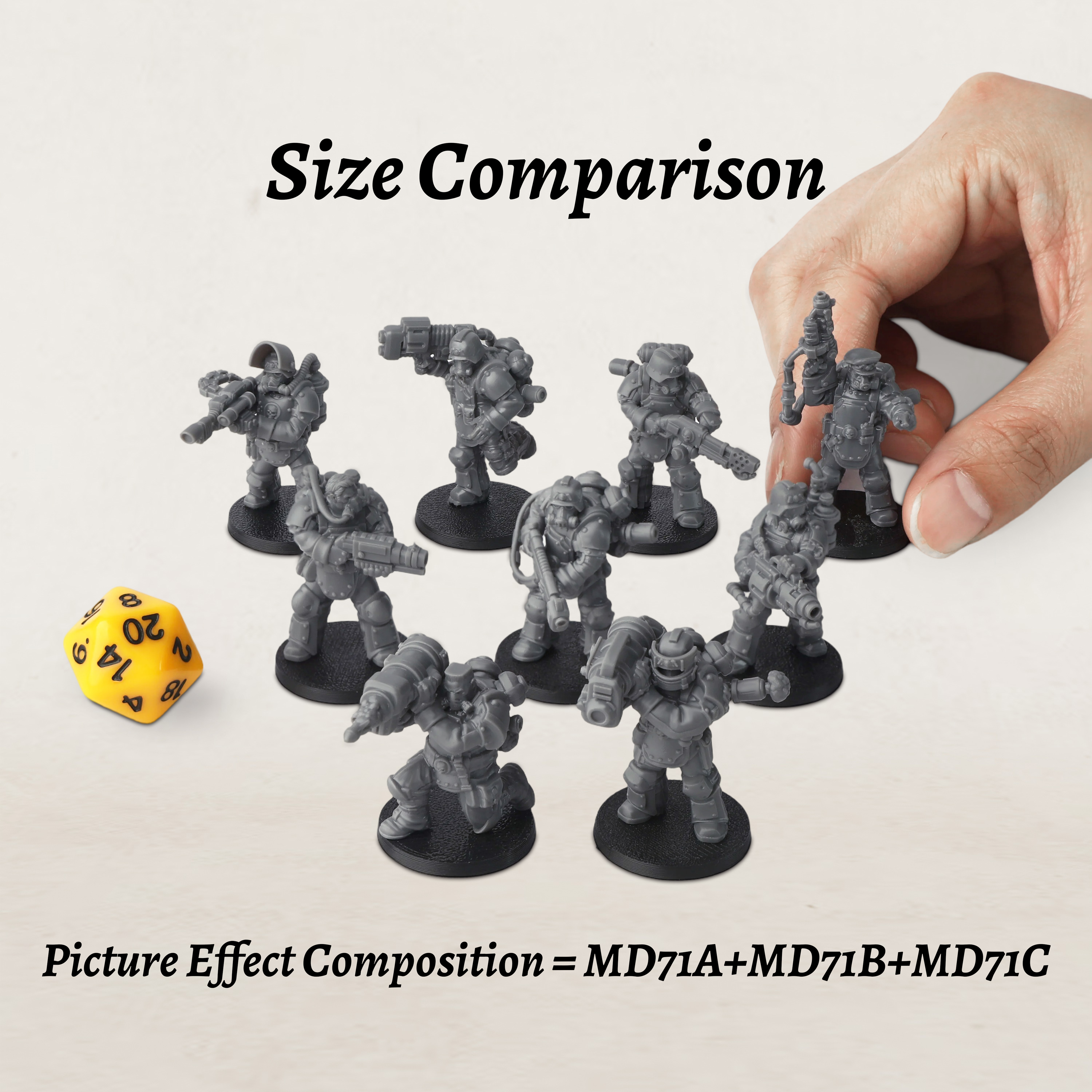 Sci-Fi Armored Squad Miniature - مراجعة Board Game Zombie وسعره