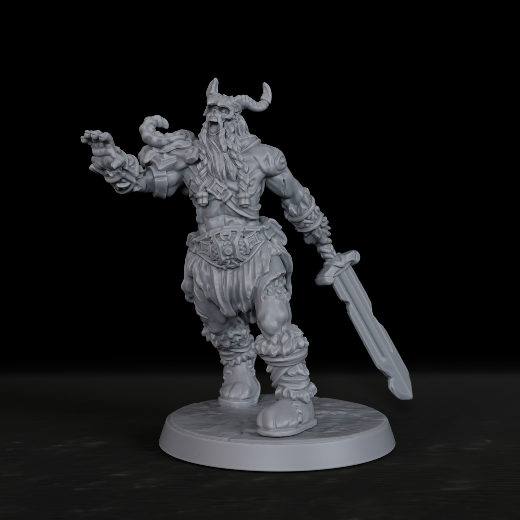 RPG Zombie Frost Giant Miniatu - مراجعة Board Game Zombie وسعره