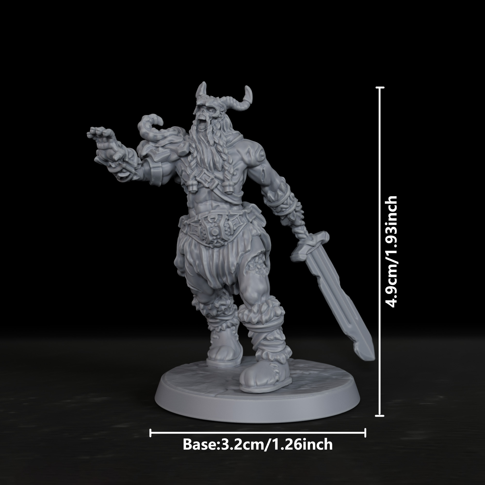 RPG Zombie Frost Giant Miniatu - مراجعة Board Game Zombie وسعره