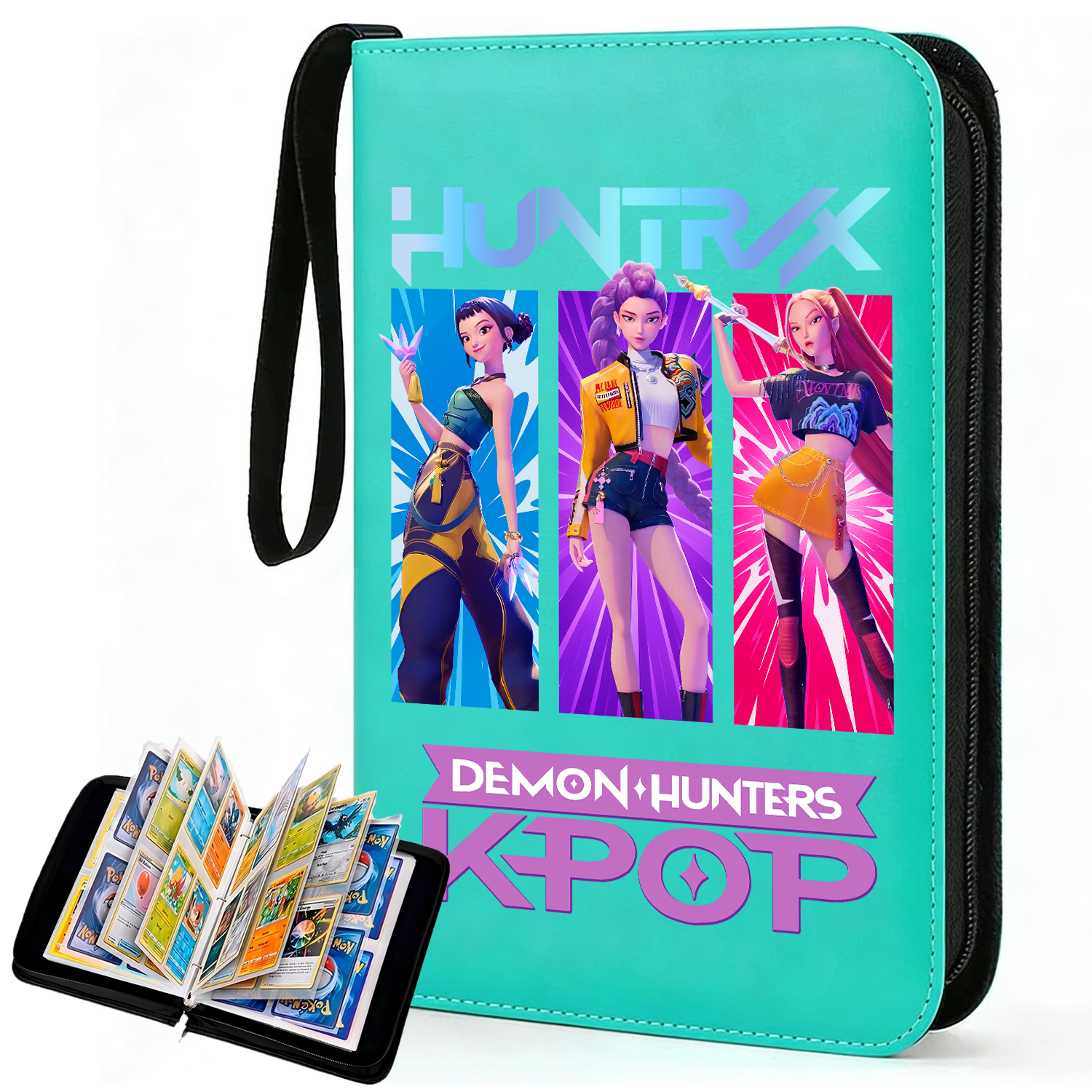 kpop Demon Hunters Zipper Albu - مراجعة Card Sleeves Protector وسعره