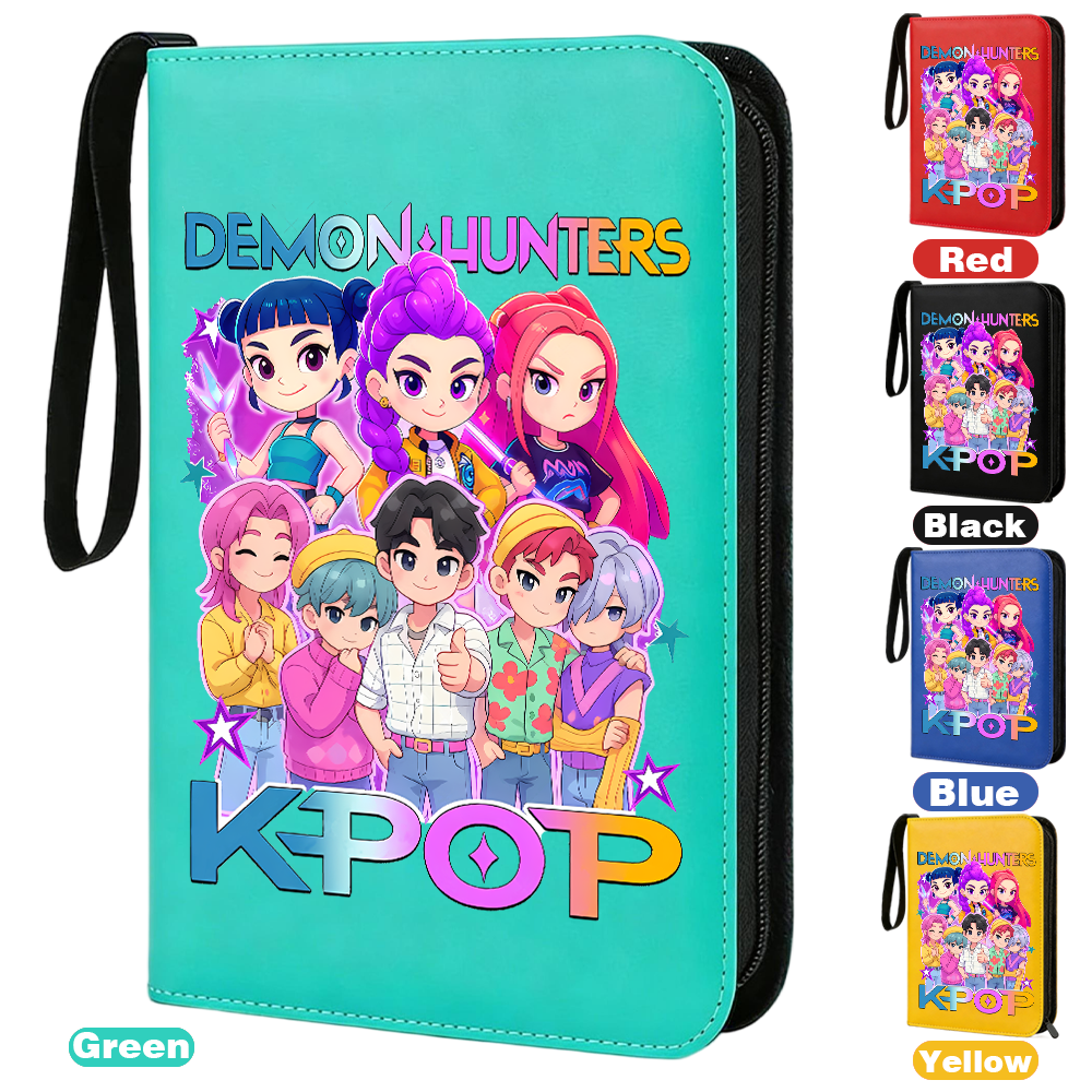 kpop Demon Hunters Zipper Albu - مراجعة Card Sleeves Protector وسعره