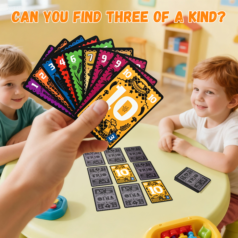 Strategic Card Board Game TRIO - مراجعة Board Game For 3 Players وسعره