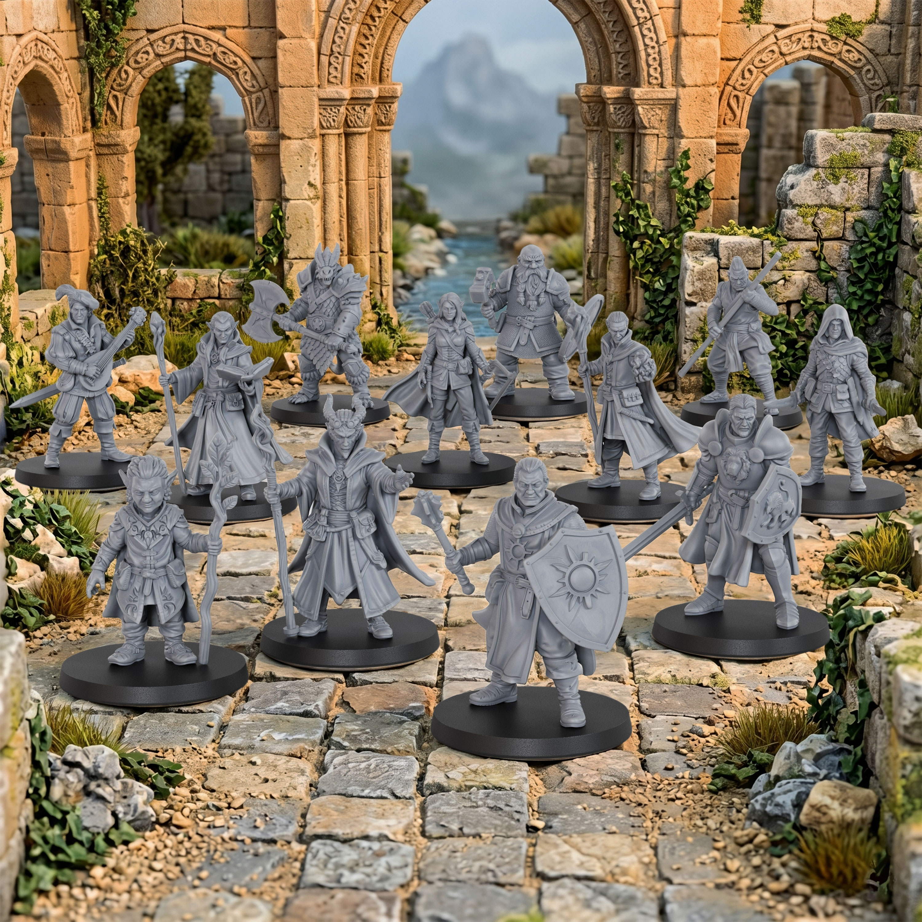 Heroes Mini Set 25mm/1:64 Scal - مراجعة Board Game Zombie وسعره