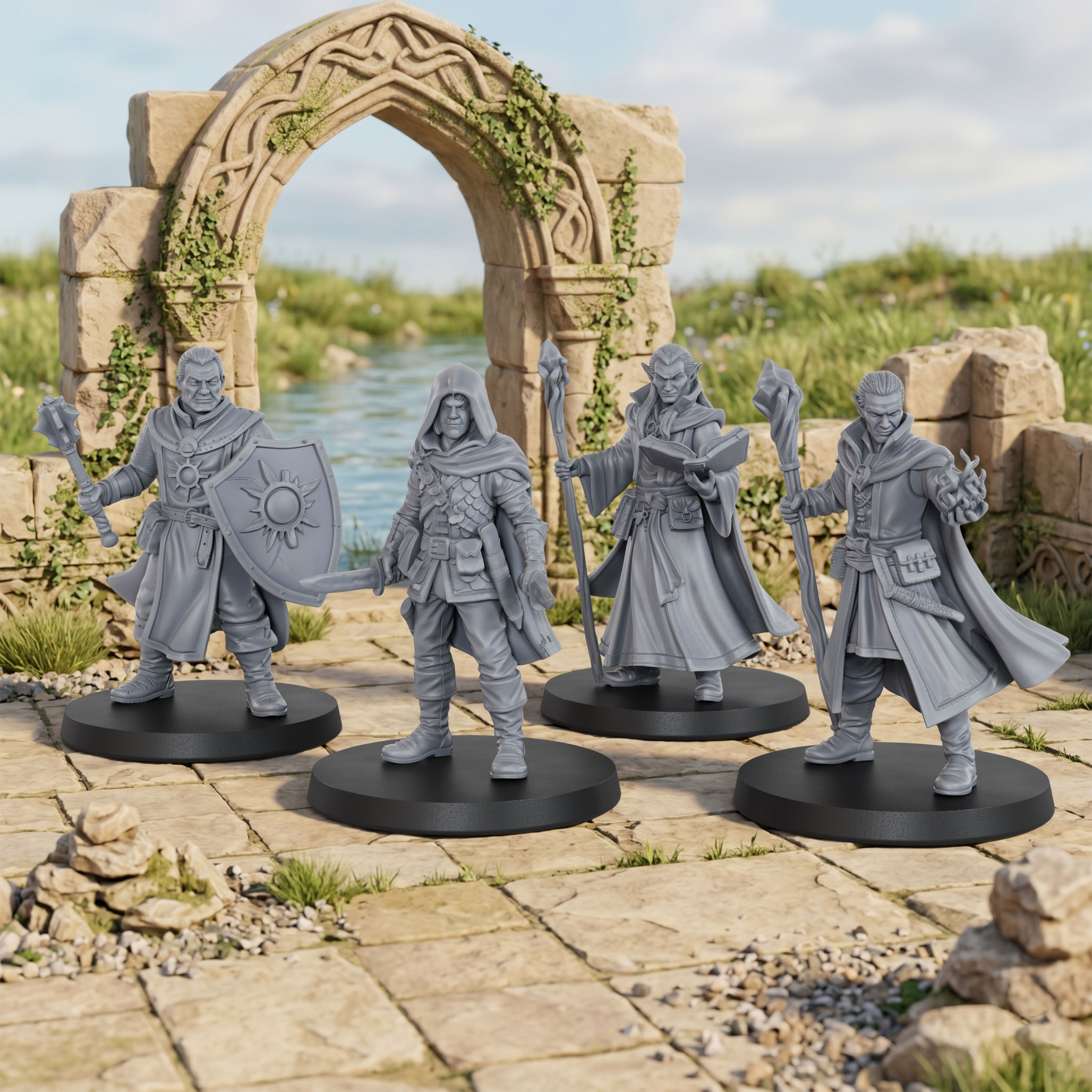Heroes Mini Set 25mm/1:64 Scal - مراجعة Board Game Zombie وسعره