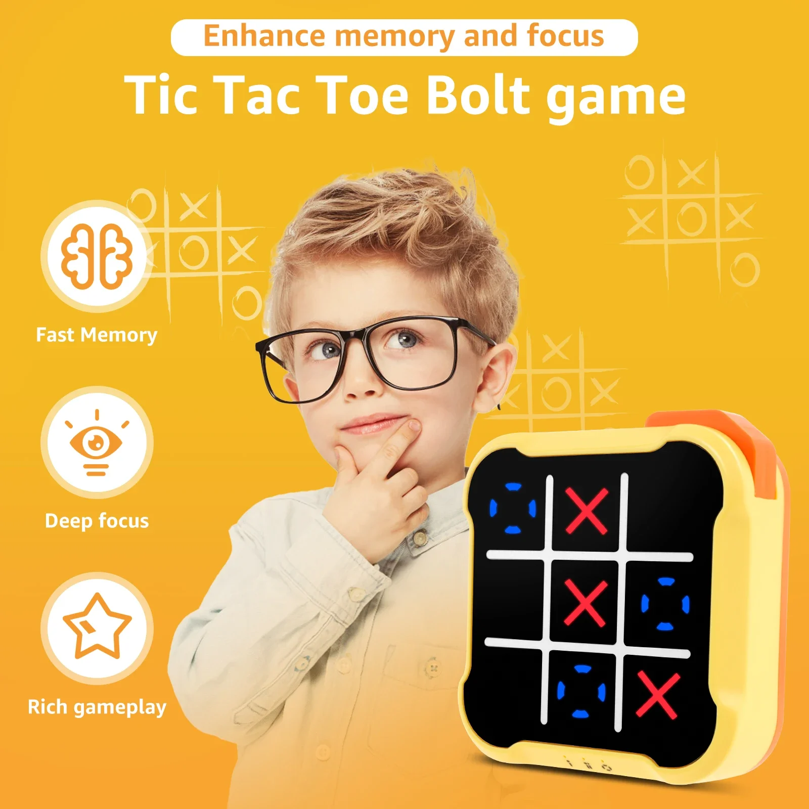 3in1 Electronic TIC-TAC-TOE Bo - مراجعة Board Game For 3 Players وسعره