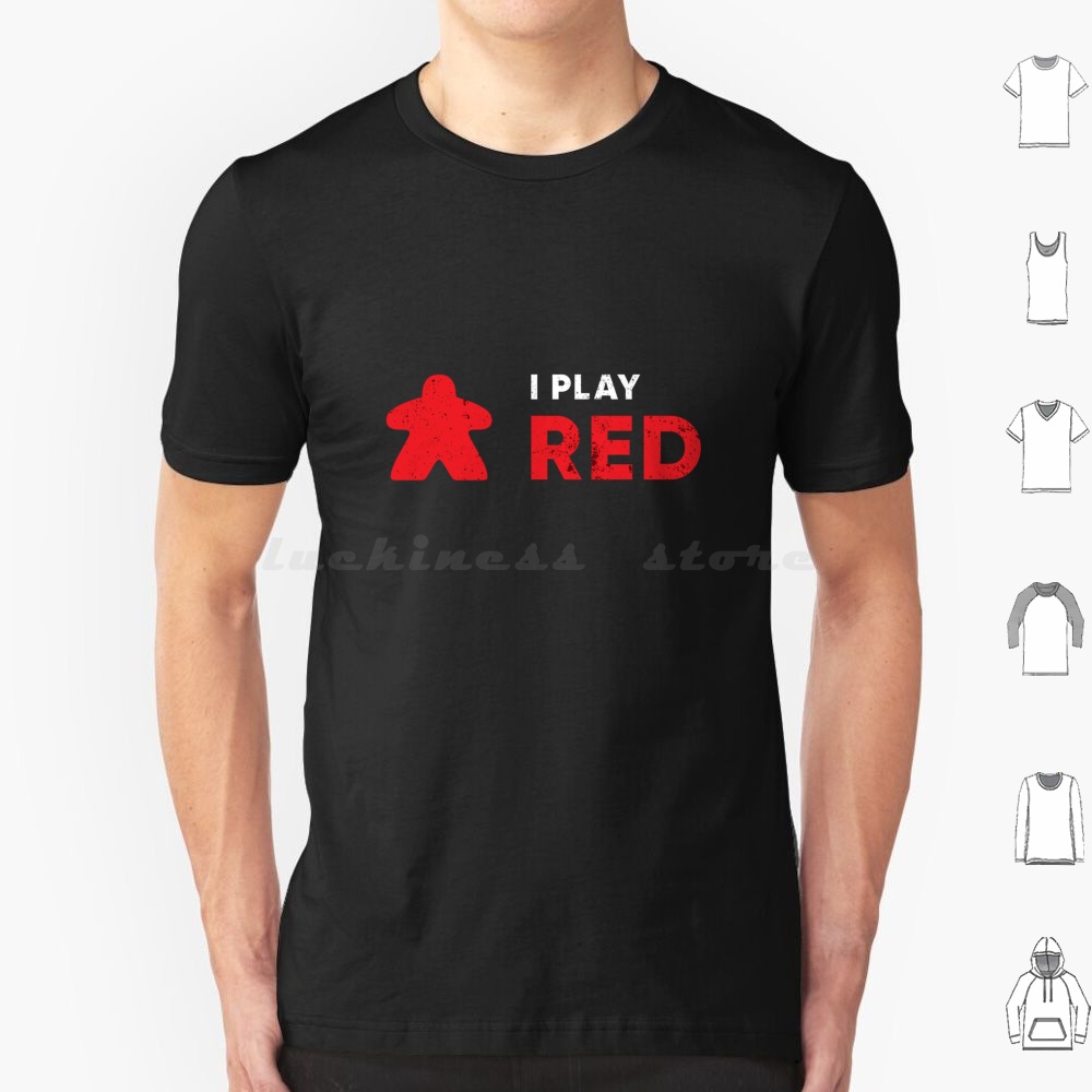I Play Red T Shirt Men Women K - مراجعة Board Game Geek وسعره