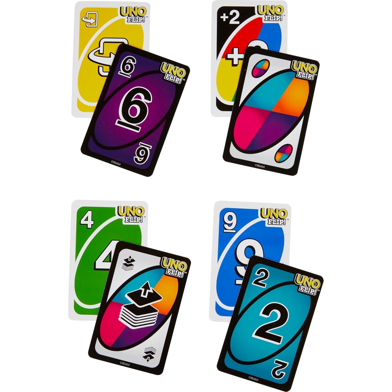 100% Original Mattel UNO Flip  - مراجعة Cooperative Card Game وسعره