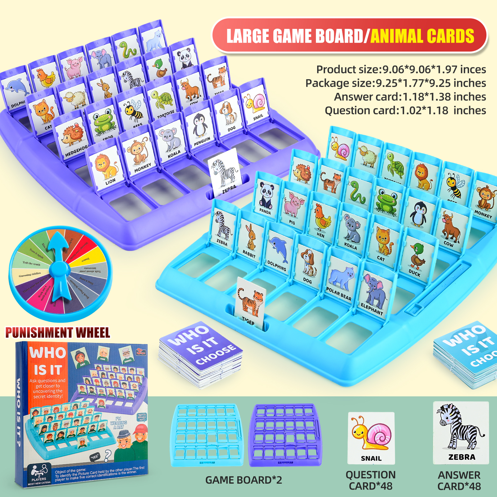 Guess Who I Am, Children'S Puz - مراجعة Board Game For 3 Players وسعره