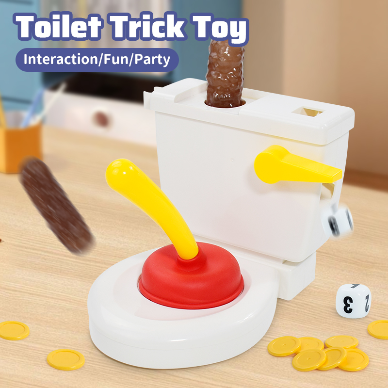 Funny Toilet Trick Toy party g - مراجعة Board Game For 3 Players وسعره