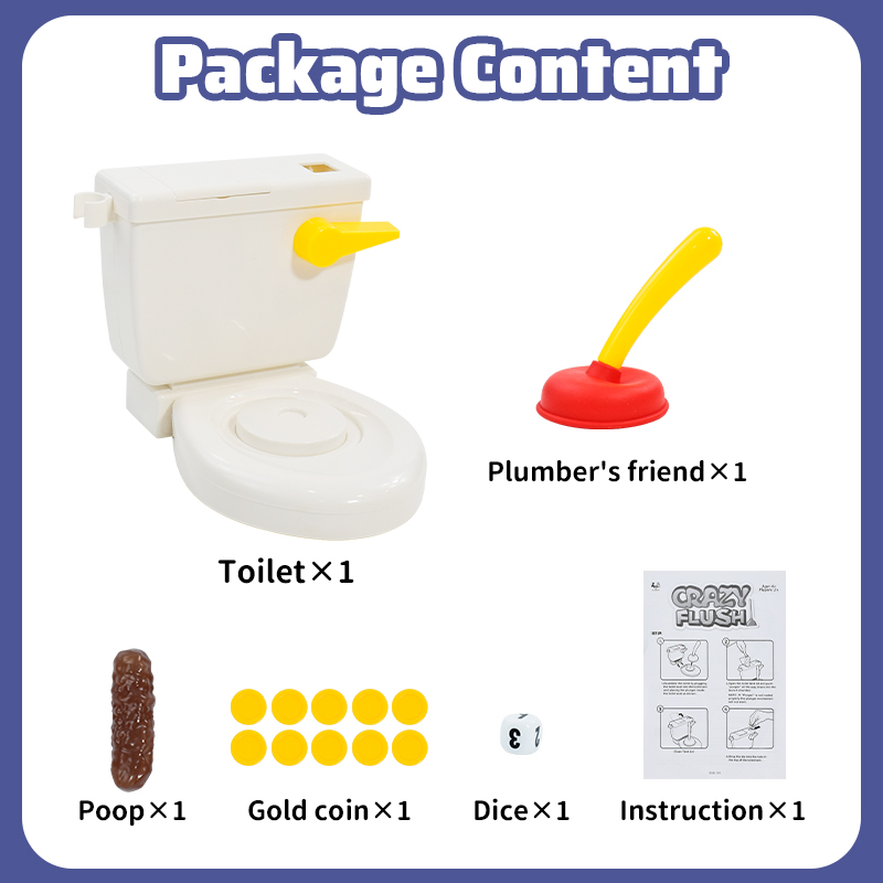 Funny Toilet Trick Toy party g - مراجعة Board Game For 3 Players وسعره
