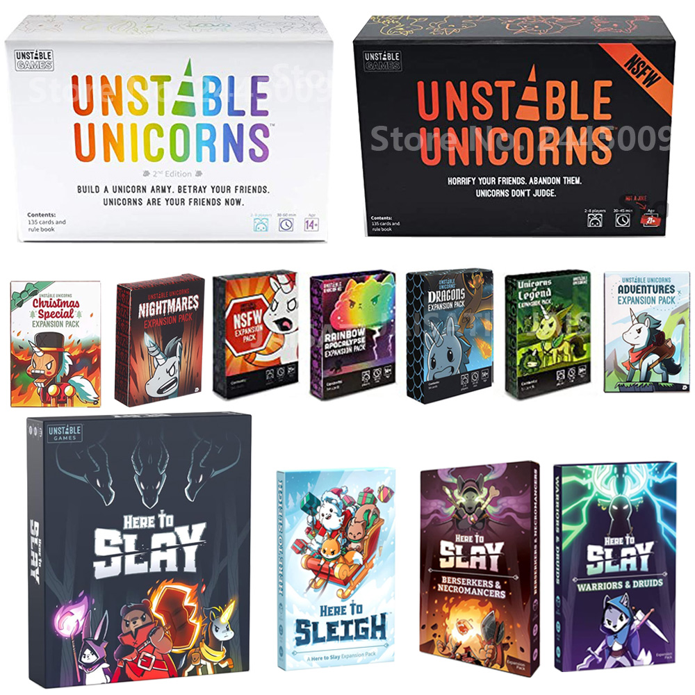 Unicorns card game Christmas S - مراجعة Board Game Zombie وسعره