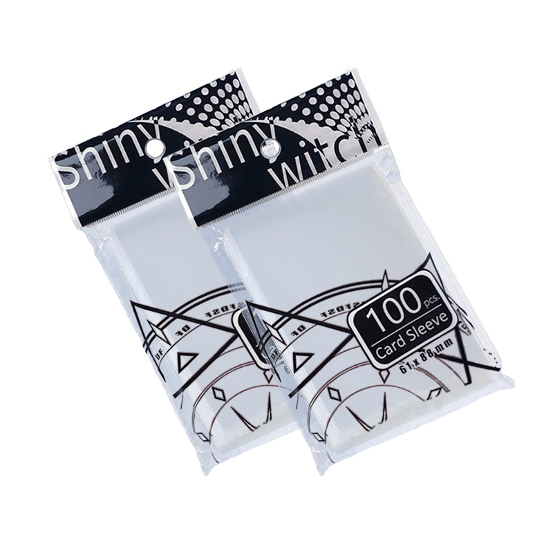 100pcs/lot 61*88mm Card Sleeve - مراجعة Card Sleeves Protector وسعره