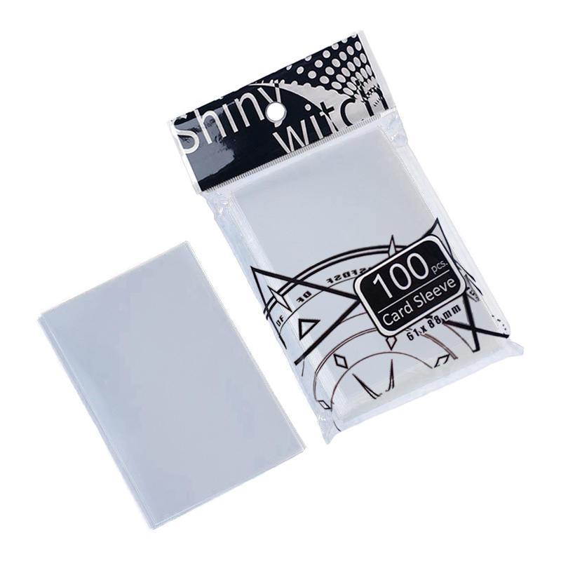 100pcs/lot 61*88mm Card Sleeve - مراجعة Card Sleeves Protector وسعره