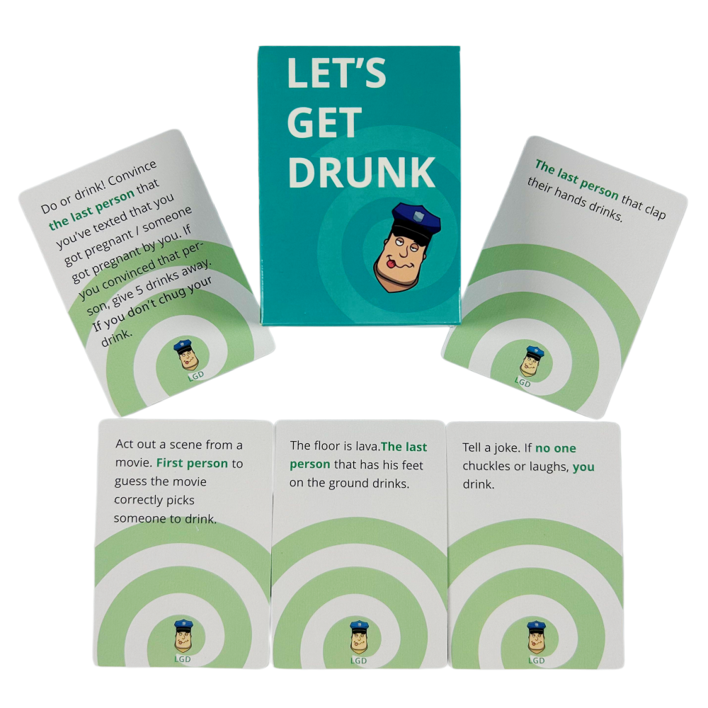 Let's Get Drunk Drinking Card  - مراجعة Board Game Unmatched وسعره