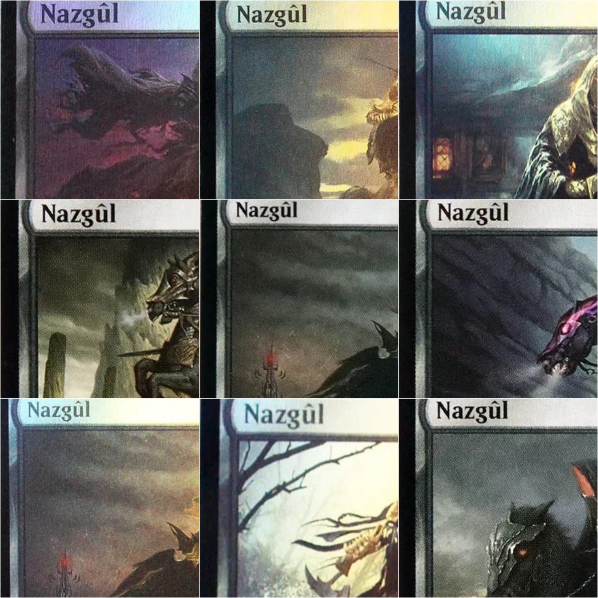 Foil/Holo Nazgûl sets TCG Magi - مراجعة Board Game Master وسعره