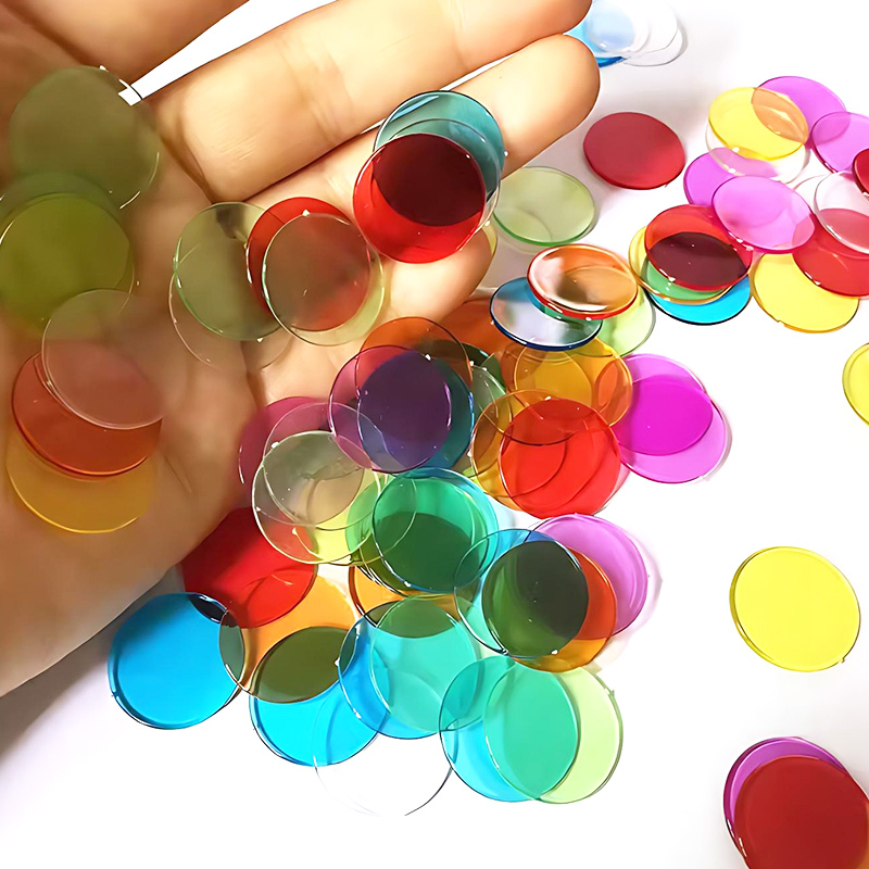 100/200PCS 19mm Round Count Ch - مراجعة Board Game With Chips وسعره
