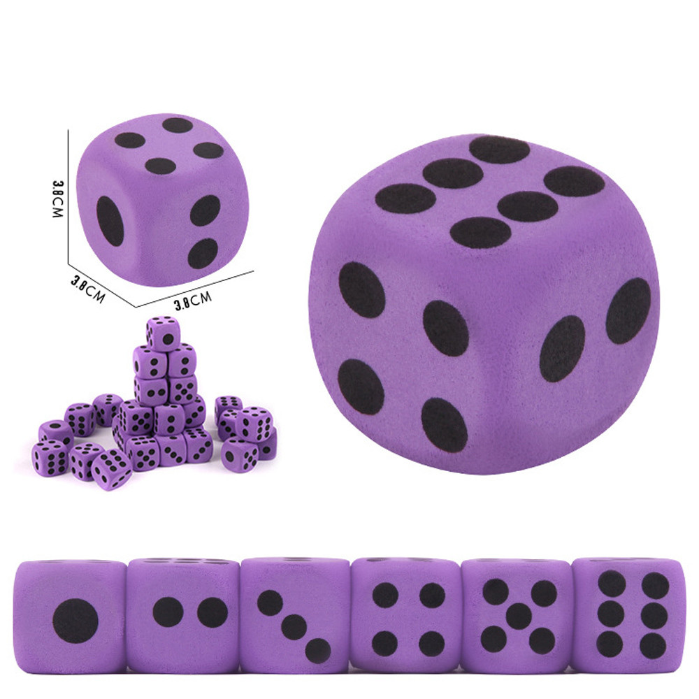 38mm Giant EVA Foam Dice Large - مراجعة Board Game Digital وسعره