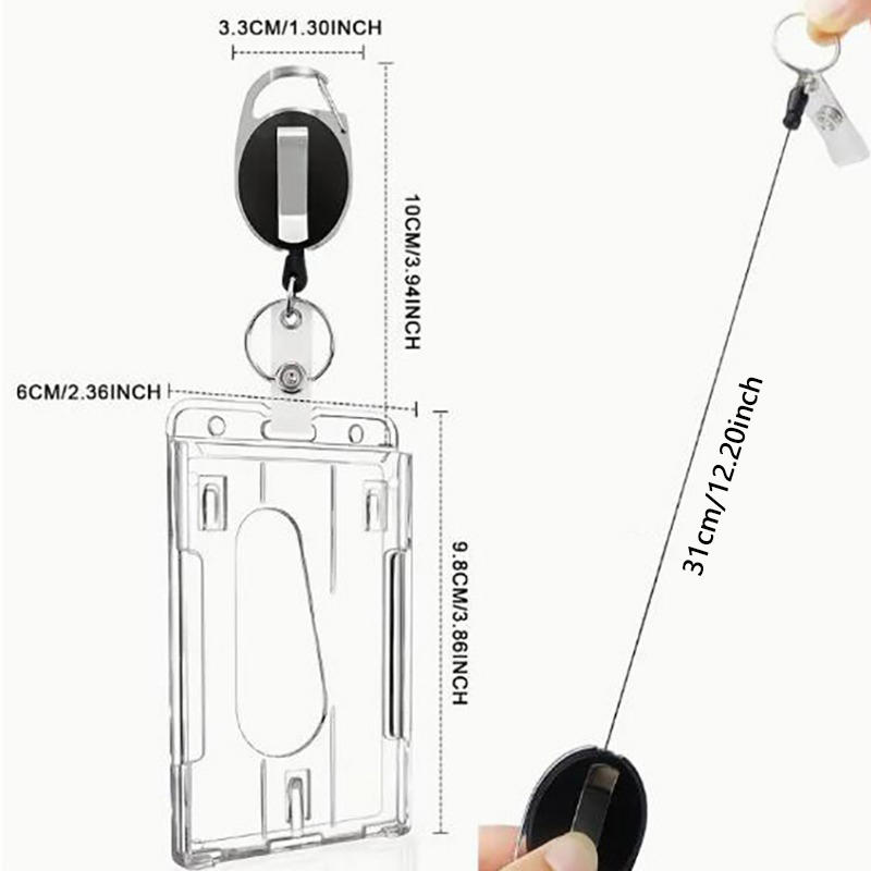 Transparent Cards Slots ID Tag - مراجعة Card Sleeves Protector وسعره