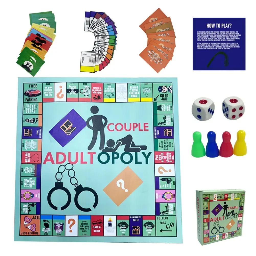 Adultopoly Board Game Couple A - مراجعة Board Game Unmatched وسعره