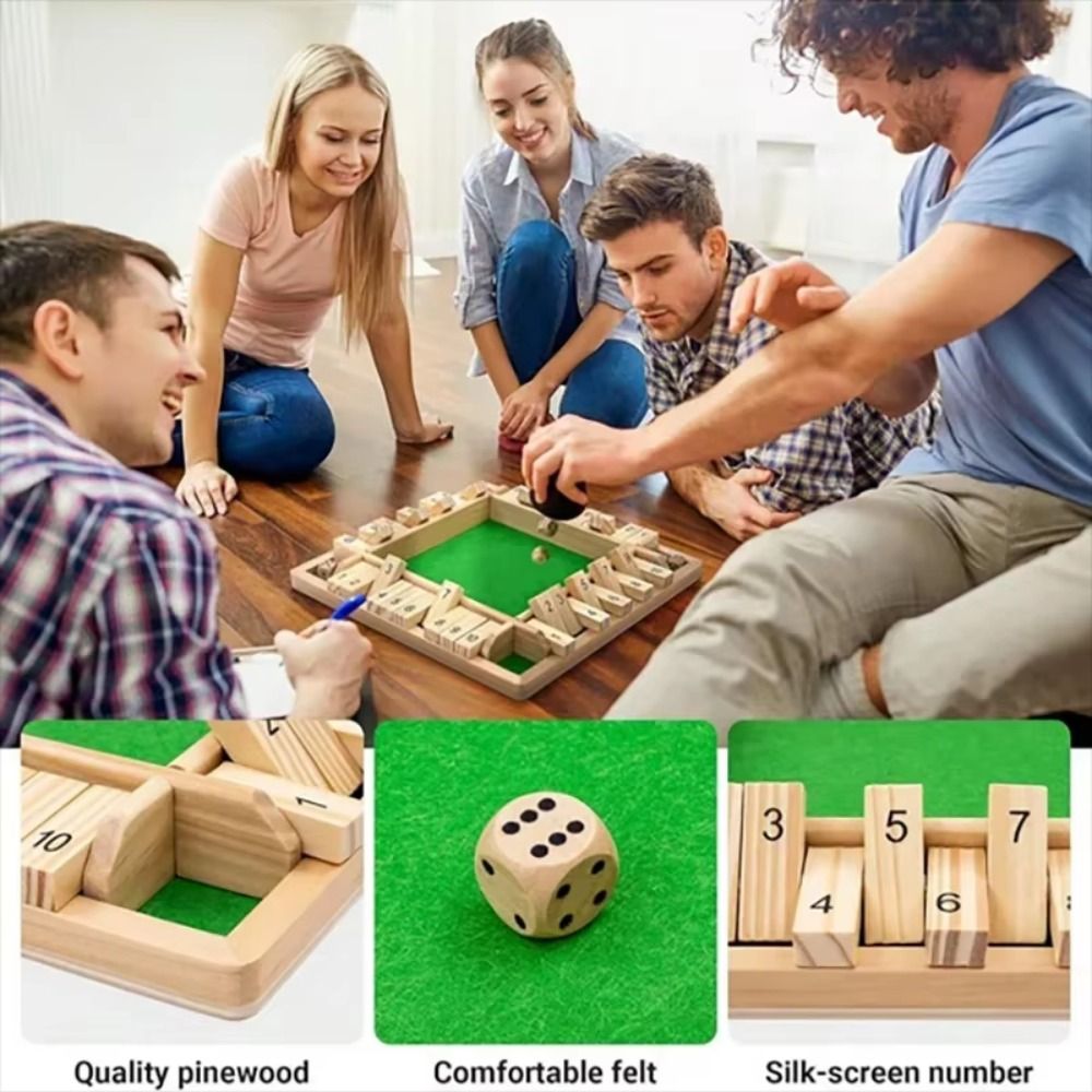 Shut The Box Table Board Game  - مراجعة Board Game Digital وسعره