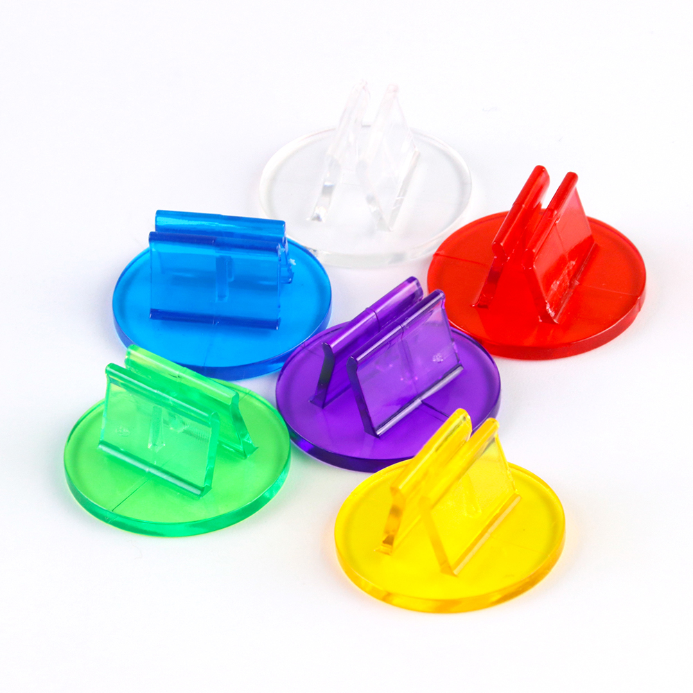 50pcs Card Holder Translucent  - مراجعة Board Game With Chips وسعره
