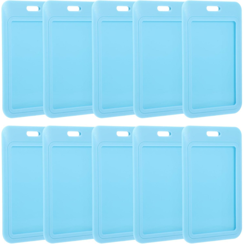10pcs Sliding Id Card Holder B - مراجعة Card Sleeves Protector وسعره