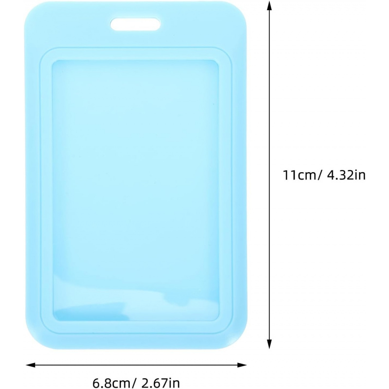 10pcs Sliding Id Card Holder B - مراجعة Card Sleeves Protector وسعره