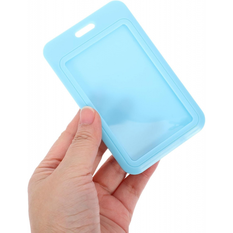 10pcs Sliding Id Card Holder B - مراجعة Card Sleeves Protector وسعره