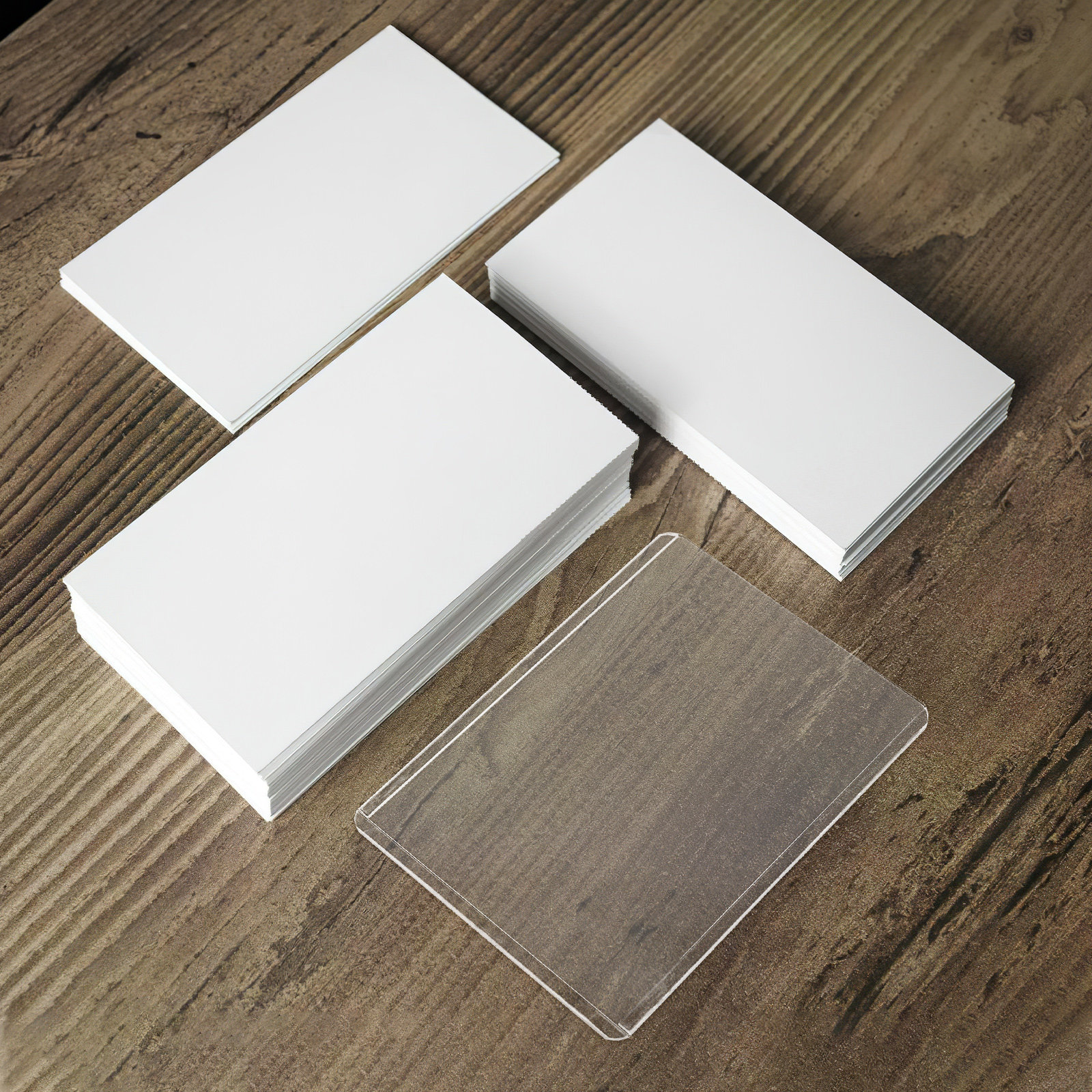 25Pcs PVC Card Holder Transpar - مراجعة Card Sleeves Protector وسعره