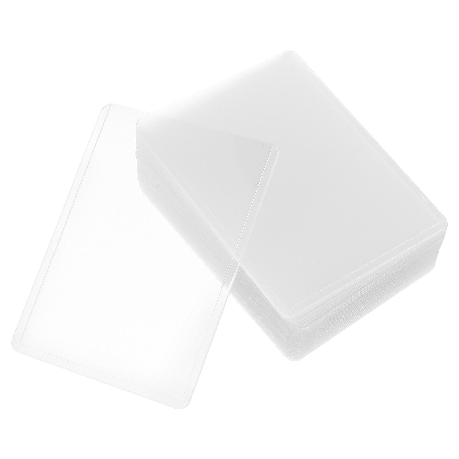 25Pcs PVC Card Holder Transpar - مراجعة Card Sleeves Protector وسعره