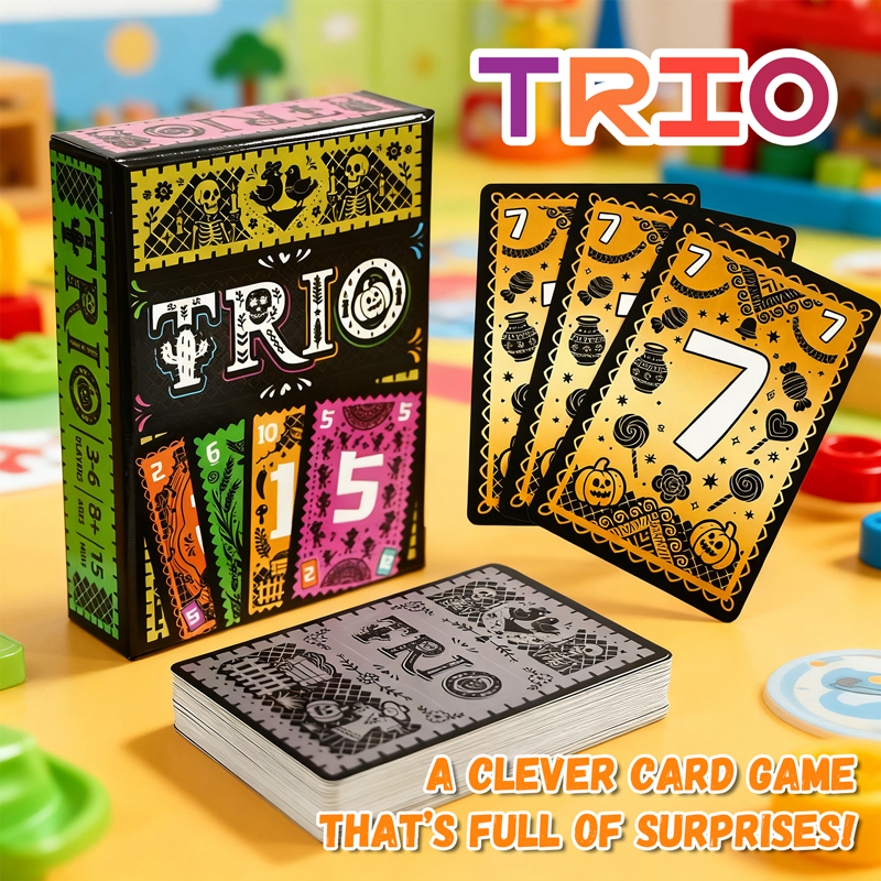 TRIO Board Game Strategic Card - مراجعة Board Game Unmatched وسعره